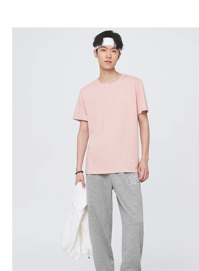 Semir Unisex T-shirt  Short Sleeve Men T-Shirt Cotton 2024 Summer New Man Clothing Is Thin And Versatile T Shirt Solid Color
