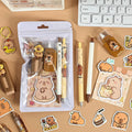 Cartoon Animal Stationery Cartoon Kapibara Stationery Set Cute Stationery Set Functional For Offices Back To School Students
