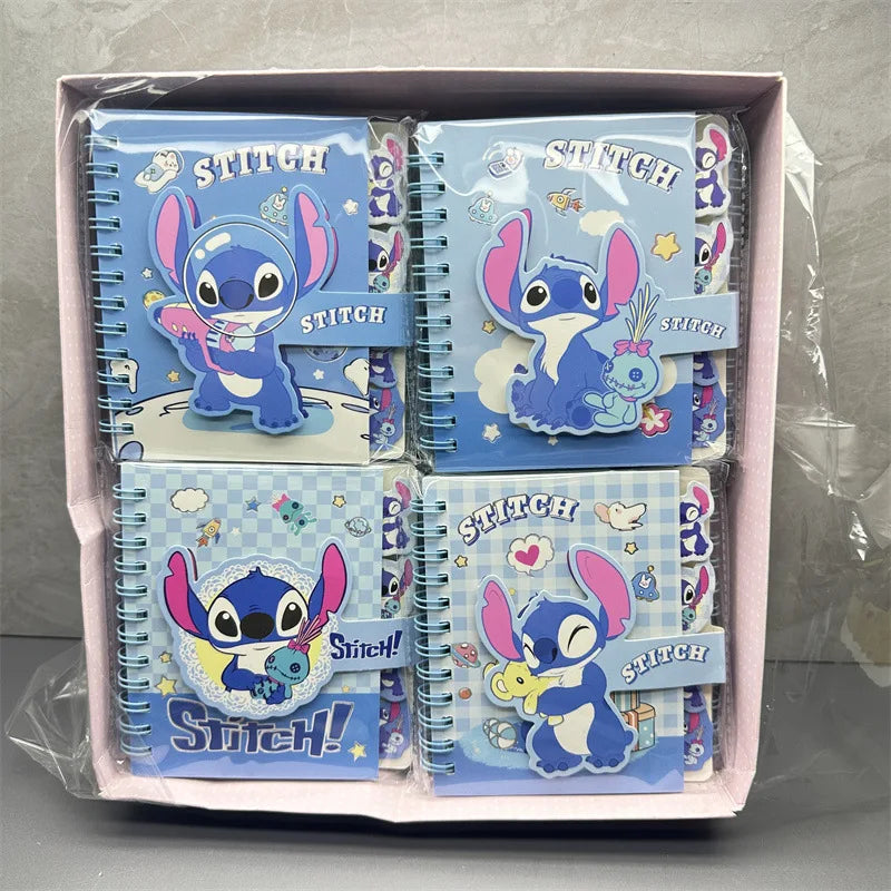 Stitch Notebook Cute Anime Cartoon School Supplies Portable Diary Fashion Office Supplies Coil Book Holiday Gift