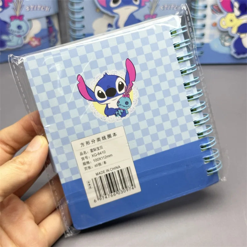 Stitch Notebook Cute Anime Cartoon School Supplies Portable Diary Fashion Office Supplies Coil Book Holiday Gift