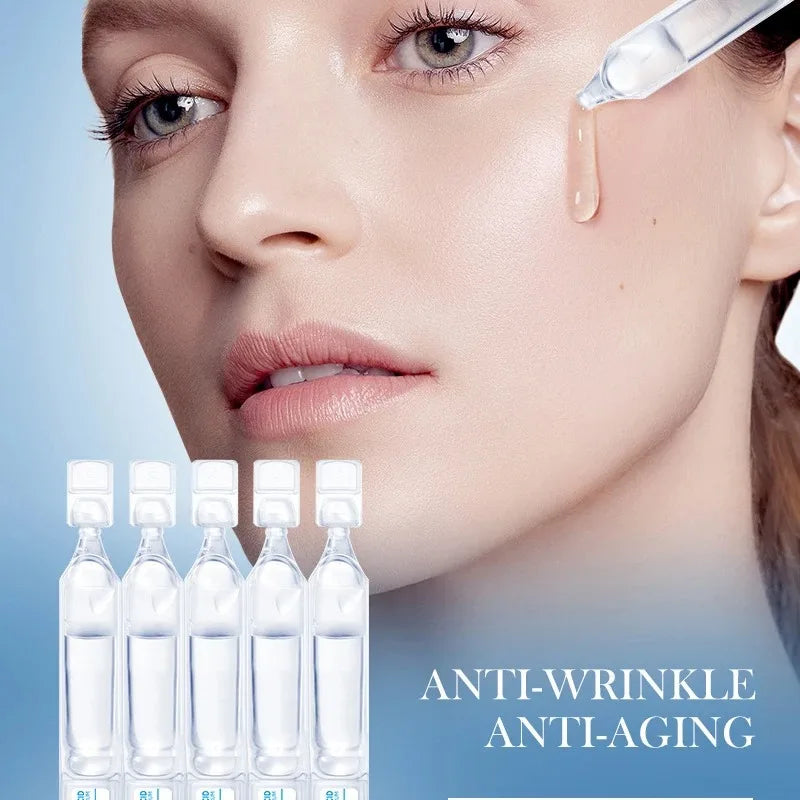 Hyaluronic Acid Face Serum Anti-Aging Deep Nourishing Fullerene Collagen Wrinkle Essence Whitening Lifting Skin Care