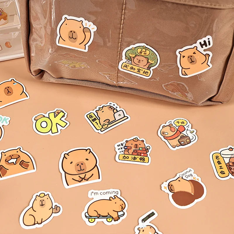 Cartoon Animal Stationery Cartoon Kapibara Stationery Set Cute Stationery Set Functional For Offices Back To School Students