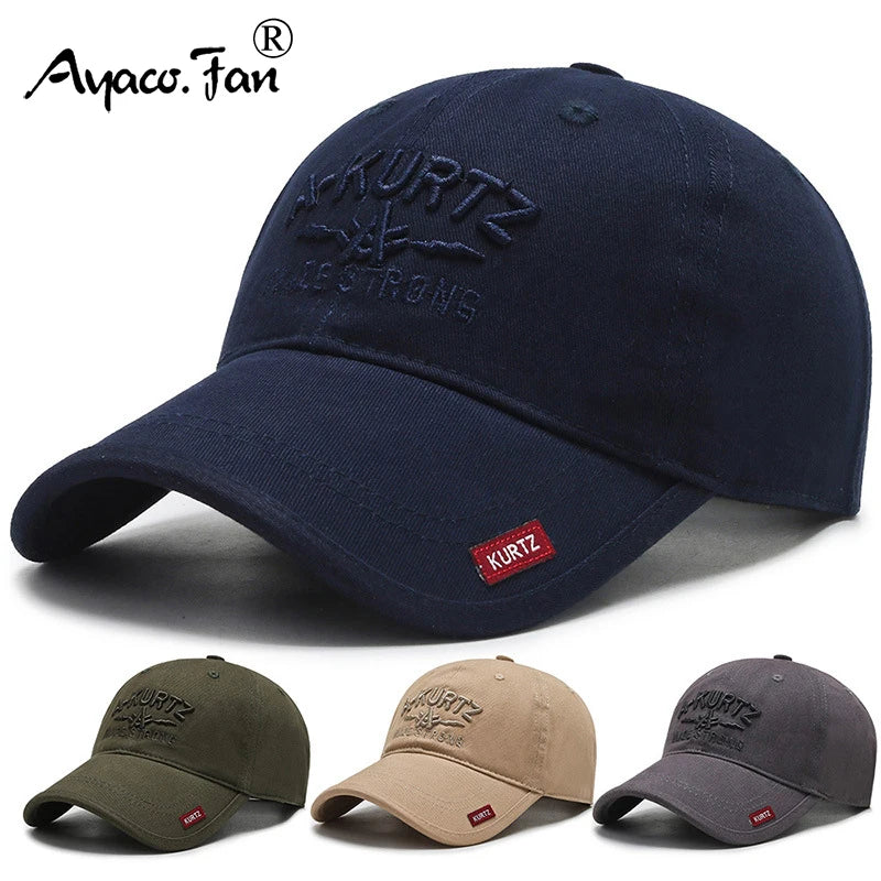 Baseball Cap New Spring Autumn Solid Sunhat Embroidered Men Women Unisex-Teens Cotton Snapback Caps Outdoor Hip Hop Summer Hat