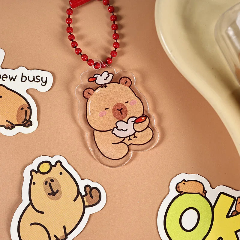 Cartoon Animal Stationery Cartoon Kapibara Stationery Set Cute Stationery Set Functional For Offices Back To School Students